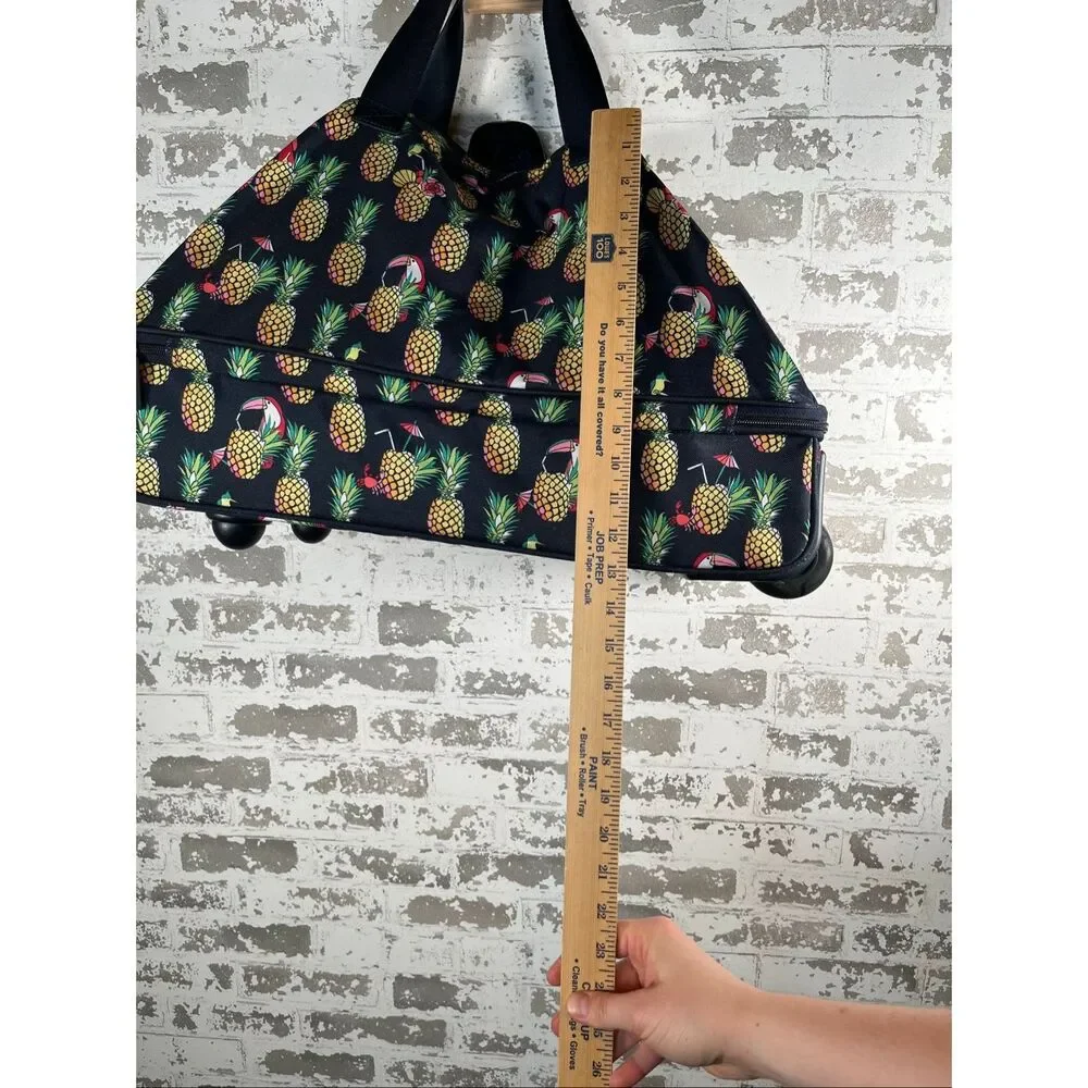 Vera Bradley | roller duffle bag pineapple and parrots